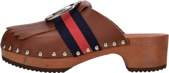 JEJIA Sabot in leer - Dames - Muiltjes - Bruin - 37 EU - Leer - Schoenen