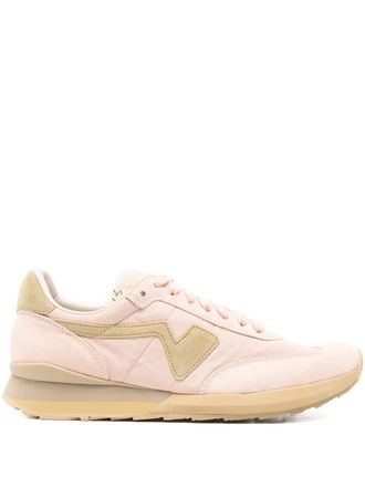 Visvim suede appliqu&eacute; sneakers - Rosa