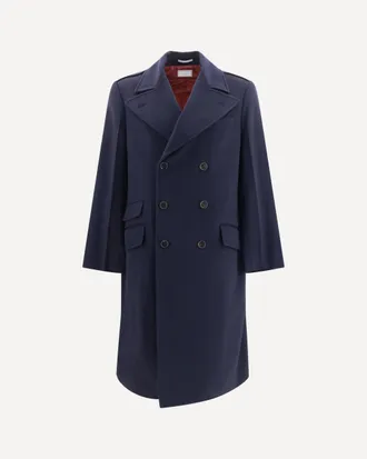 Brunello Cucinelli Cappotto doppiopetto in lana Man 48
