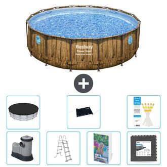 Bestway Piscina Bestway Power Steel Redonda - 488x122 Cm - 8-piezas S543