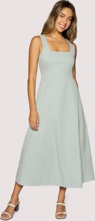 Lost + Wander Vista Marina Maxi Dress In Dusty Blue