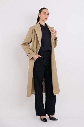 Orolay Maxi Oversized Trench Coat in Khaki at Nordstrom, Size X-Small
