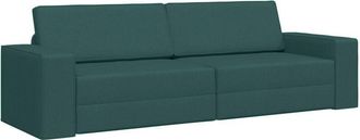 vidaXL Vidaxl - Floor Sofa Bed Dark green 245 x 78 x 77 cm Fabric