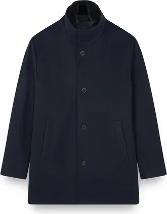 Paul & Shark Cashmere car coat, Man, Blue, Size: XXL