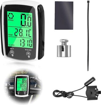 OEM Cuentakil&oacute;metros Para Bicicleta, 19 Funciones, Retroiluminaci&oacute;n Autom&aacute;tica, Cuentakil&oacute;metros Resistente Al Agua, F&aacute;cil De Instalar