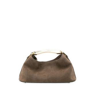 Elleme Mini Boomerang - Dames - Handtassen - Bruin - ONE Size - Leer - Tassen
