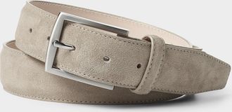 Le 31 Mens Topstitched suede belt Made in Canada