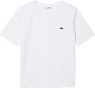 Lacoste Mujer, Camisetas, Blanco, Talla: L