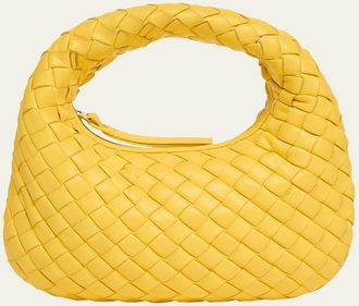 Bottega Veneta Baby Veneta Leather Top-Handle Bag
