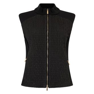 Moorer Vests, female, Black, Size: XL Elegant Vest