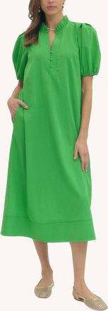 Entro Maisie Midi Dress In Green