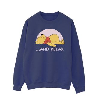 Disney Heren Winnie The Pooh Relax Sweatshirt (Marineblauw)