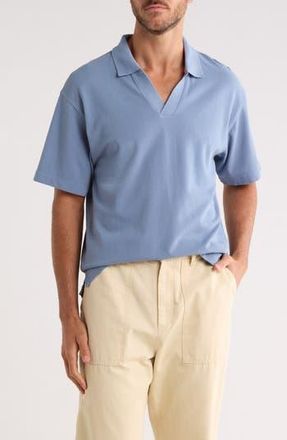 Scotch & Soda Relaxed Fit Cotton Piqu&eacute; Polo in Infinity at Nordstrom Rack, Size Xx-Large