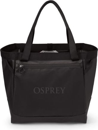 Osprey Transporter 28-Liter Gear Tote in Raven Black at Nordstrom