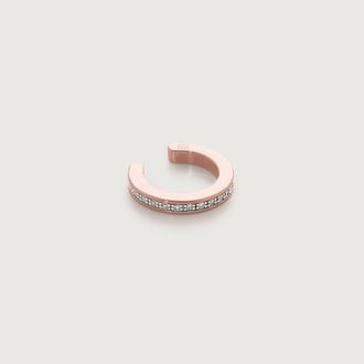 Monica Vinader Rose Gold Skinny Diamond Ear Cuff Diamond