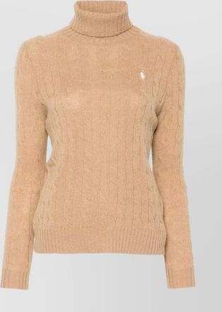 Polo Ralph Lauren wool cashmere cable knit turtleneck sweater