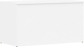 vidaXL Ba&uacute;l De Almacenamiento Madera Contrachapada Blanco 84x42x46 Cm Vidaxl