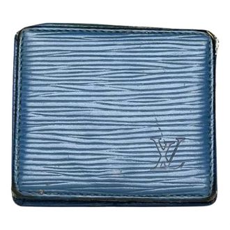 Louis Vuitton Vintage Wallets, unisex, Blue, ONE SIZE, Pre-owned Wallet