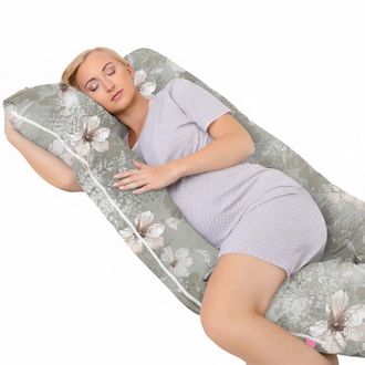 OEM Cuscino Per La Gravidanza A Forma Di U, Ideale Per Dormire Sul Fianco E Allattare - Ibisco