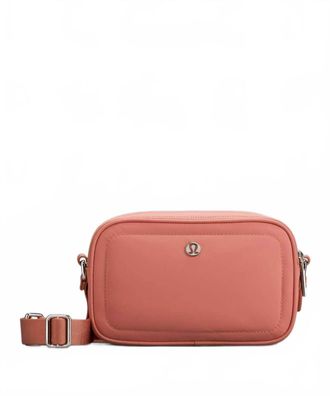 lululemon Crossbody Camera Bag In Pink Savannah