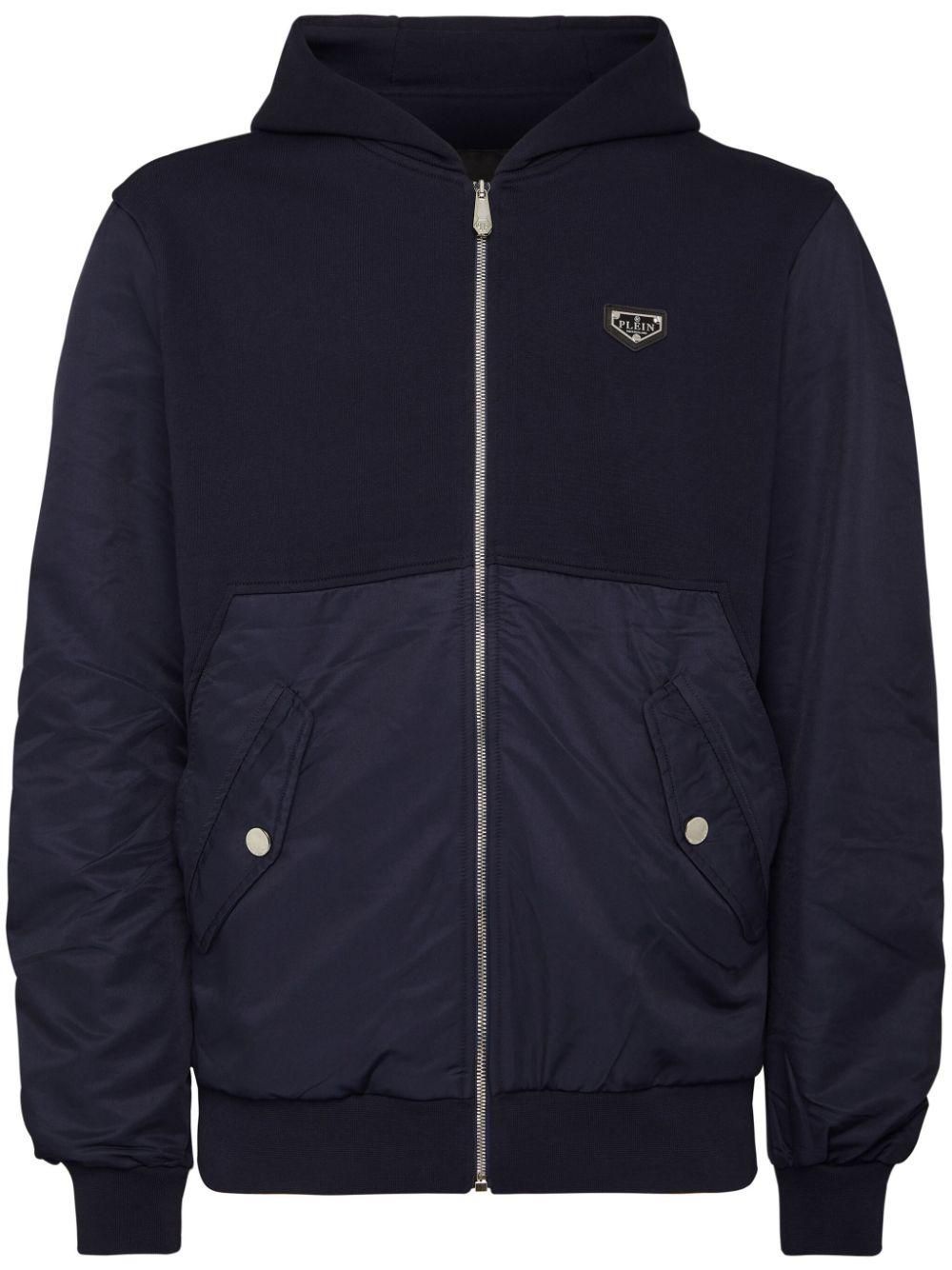 パーカー・フーディ PHILIPP PLEIN Men Hoodies MJB2721 PJY002N Black Philipp Plein Zip-throughs, male, Black, Size: M Black