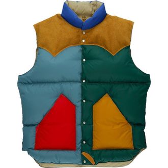 Fortela Rocky Mountain Featherbed Down Vest in Multi Color at Nordstrom, Size 44 Eu