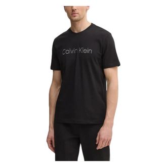 Calvin Klein Hombre, Camisetas, Negro, Talla: L