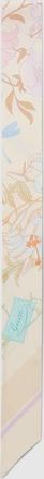 Gucci Printed Silk Ribbon, White, Silk