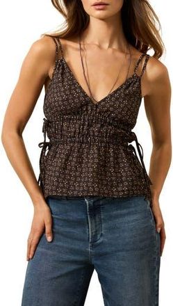 Faherty Sunbeam Side Tie Camisole in Luna Mixed Print at Nordstrom Rack, Size Xx-Small