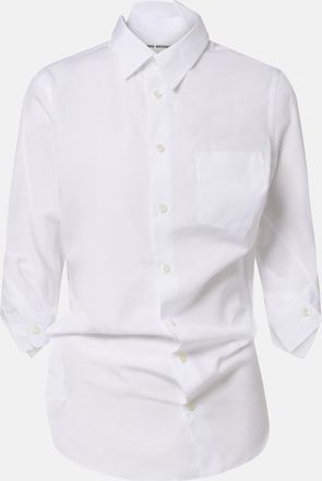 Junya Watanabe Draped cotton poplin shirt
