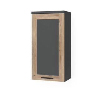 Vicco Mueble De Ba&ntilde;o Niko, Antracita/roble Vikingo, 40.3 X 79.6 Cm