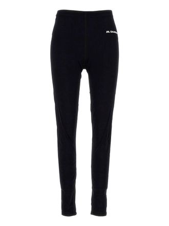 Jil Sander Logo Print Leggings
