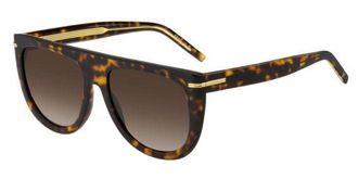 BOSS Boss 1655/S 086/HA Womens Sunglasses Tortoiseshell Size 56