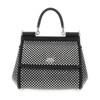 Dolce & Gabbana Bolso peque&ntilde;o Sicily con asa superior - Bags - Mujer - Negro - ONE SIZE