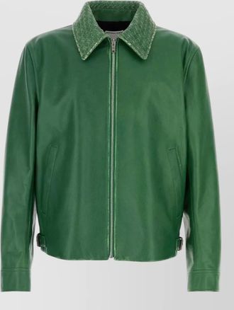 Bottega Veneta leather jacket