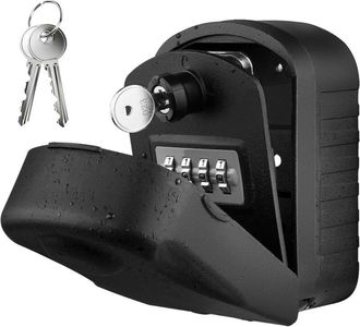 OEM Caja De Seguridad Para Llaves, Grande, Impermeable, Para Exteriores, Con 4 Llaves De C&oacute;digo Y De Emergencia, Para Montar En La Pared, Para Exteriores,