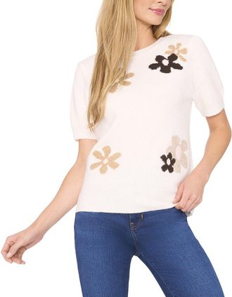 CeCe by Cynthia Steffe Cece Groovy Flower Pullover