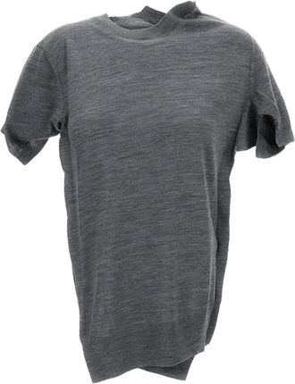 Junya Watanabe Grey Fine Wool T-Shirt