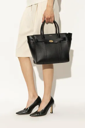 Mulberry Small Zipped Bayswater Bag, Womens, Black