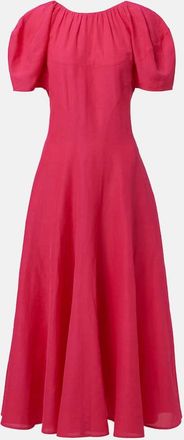 Tory Burch Abito lungo con maniche a palloncino