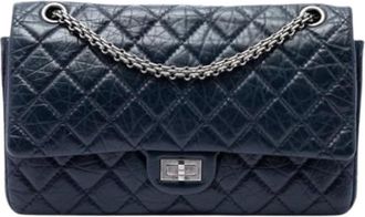 Chanel Borsa a spalla Double Flap Pre-owned - - Pre-owned - Donna - Blu - ONE SIZE