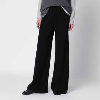 The Row Pantaloni Gala neri in triacetato