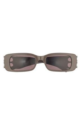 Balenciaga 51mm Square Sunglasses in Brown Silver Grey at Nordstrom Rack