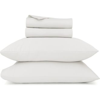 California Design Den Grand Indulgence 1000 Thread Count 100% Cotton Sateen Sheet Set in True Ivory at Nordstrom, Size Queen