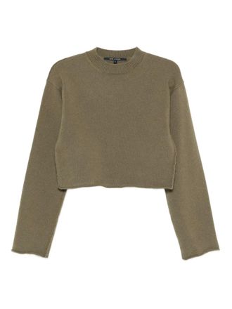 Sofie D'Hoore Metsu cropped wool sweater - Green