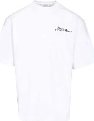 Off-white Type Arrow Skate T-Shirt - Heren - T-shirts - Wit - L - Katoen - Tops