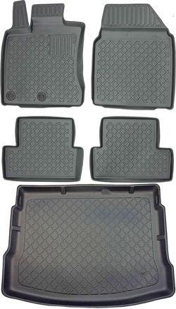 OEM Juego De Alfombrillas Para Coche Y Maletero Para Nissan Qashqai I Suv (febrero De 2007 - Enero De 2014)