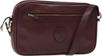 Cartier Tweedehands leren schoudertassen - Dames - Vintage Schoudertas - Rood - ONE Size - Vintage