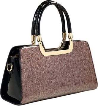 Generic Leather Purses and Handbags for Women Medium Crossbody Bag Top Handle Tote Bags Ladies Satchel Shoulder Bags (Rose Gold)