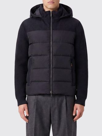 Moorer Piumino Jesse-STP in lana e cashmere con cappuccio e trapunta